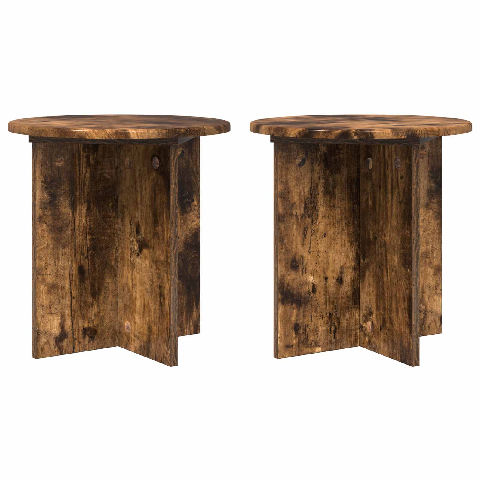 Stalak za biljke 2 pcs Dimljeni hrast 40 x 40 x 40 cm