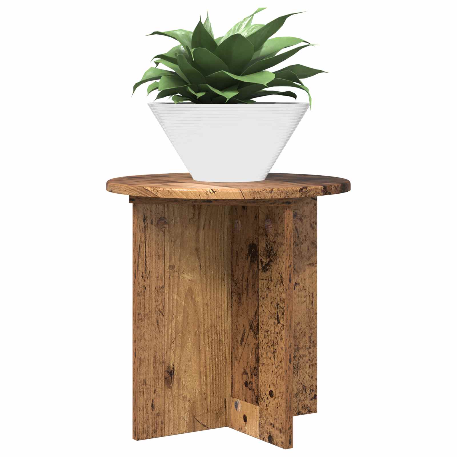 Stalak za biljke 2 pcs Staro drvo 40 x 40 x 40 cm