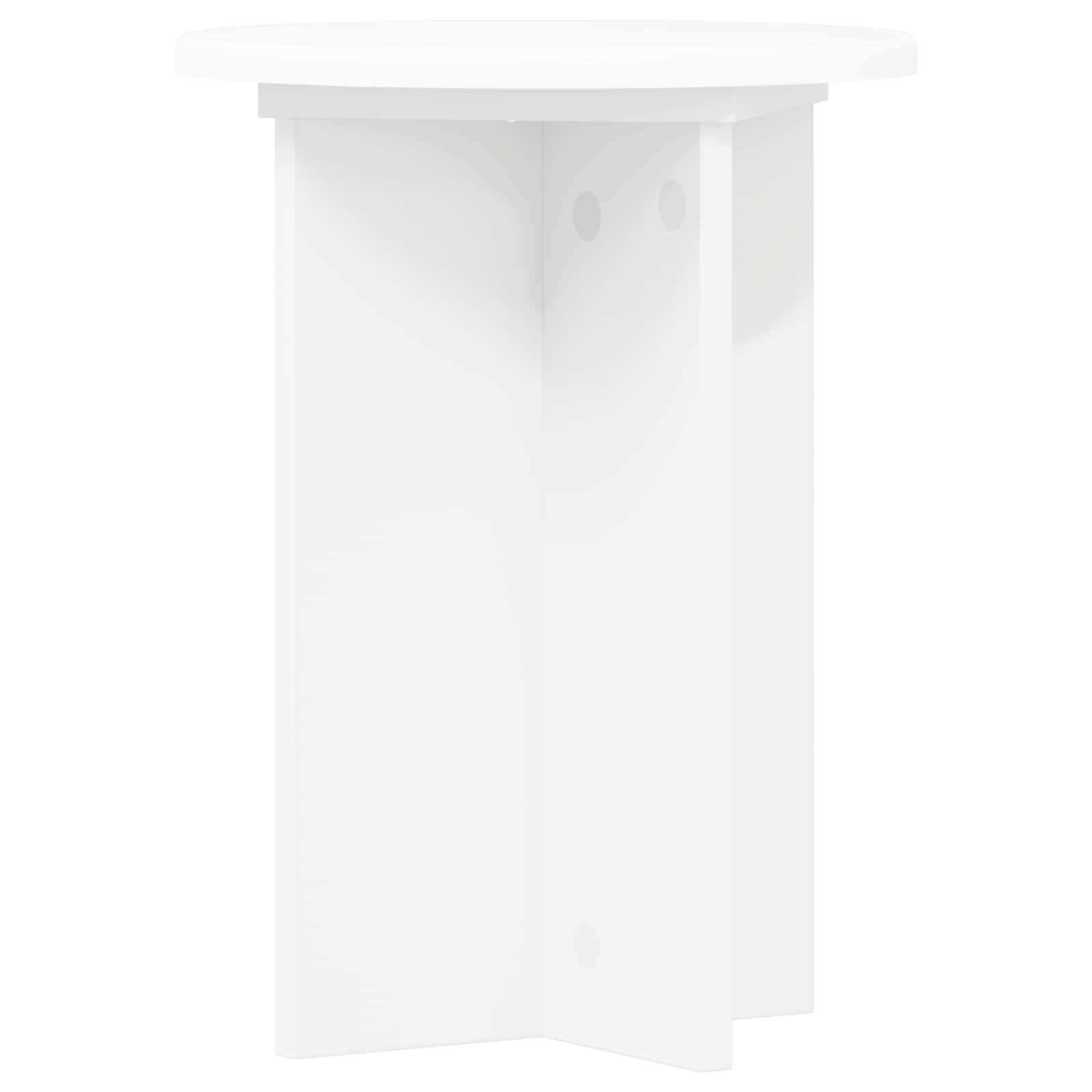 Stalak za biljke 2 pcs Bijela Ø29,5 x 40 cm Konstruirano drvo
