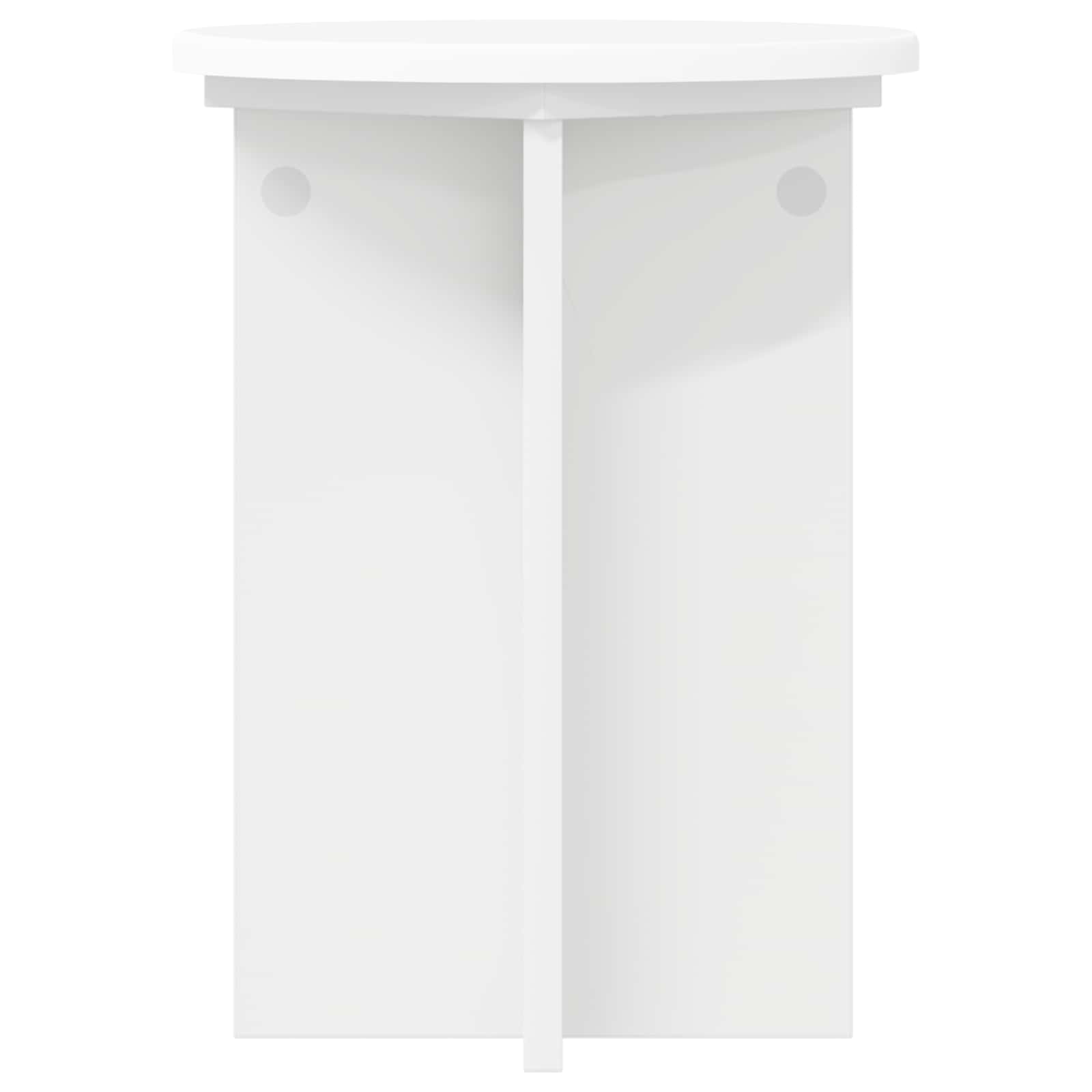 Stalak za biljke 2 pcs Bijela Ø29,5 x 40 cm Konstruirano drvo
