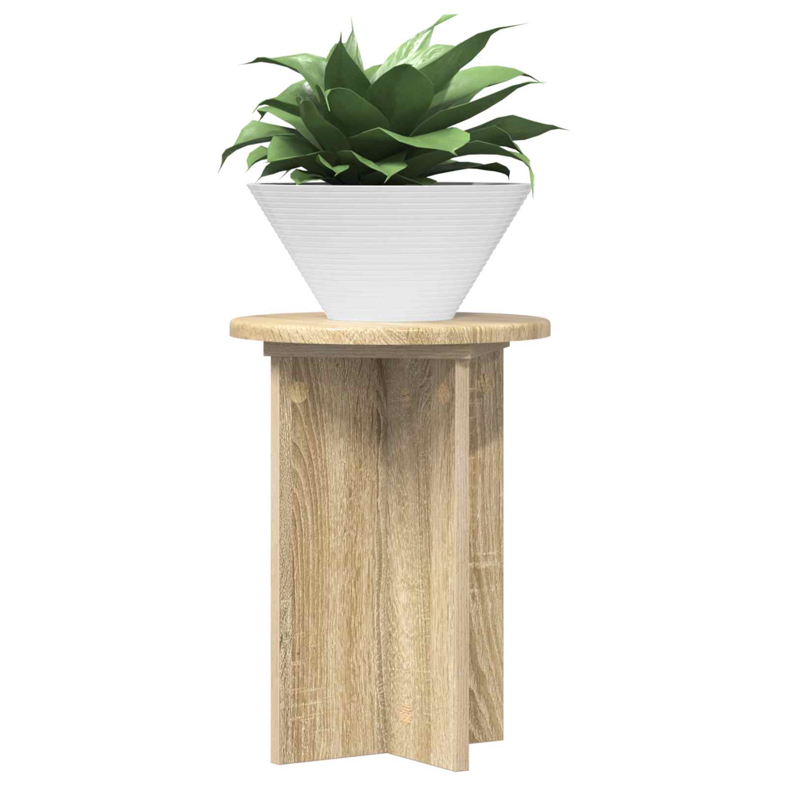 Stalak za biljke 2 pcs Hrast sonoma Ø29,5 x 40 cm