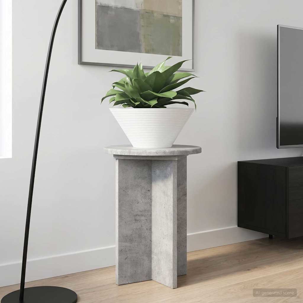Stalak za biljke 2 pcs Betonska siva Ø29,5 x 40 cm