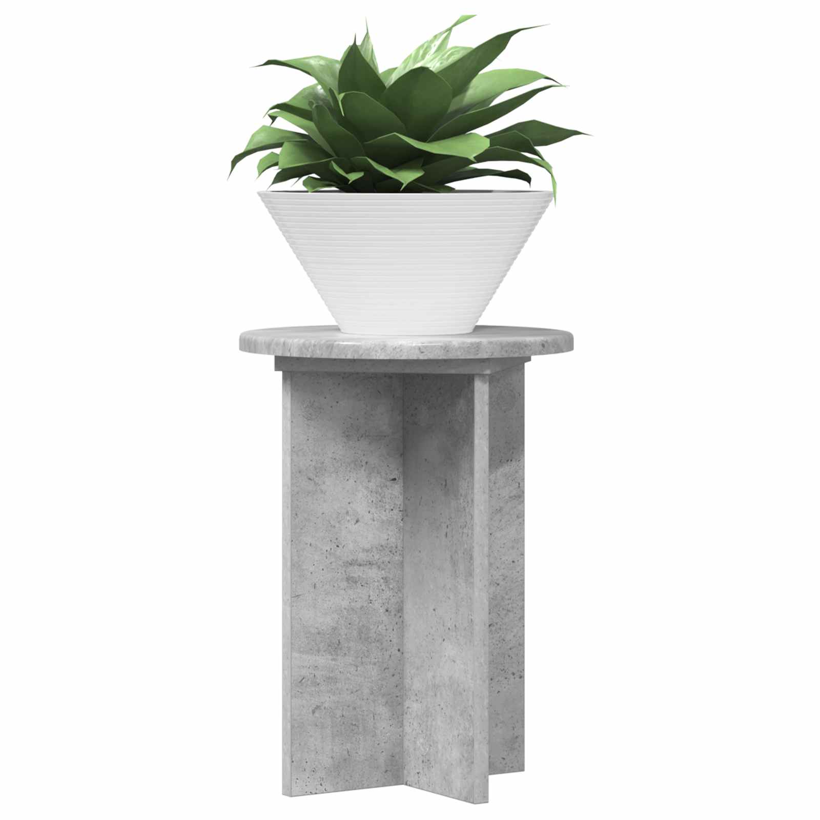 Stalak za biljke 2 pcs Betonska siva Ø29,5 x 40 cm
