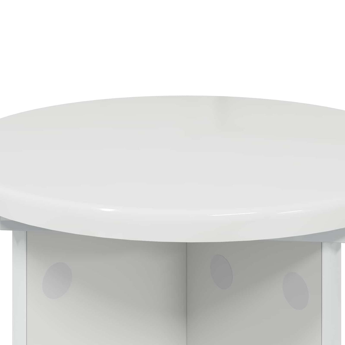 Stalak za biljke 2 pcs Bijela visokog sjaja Ø29,5 x 40 cm