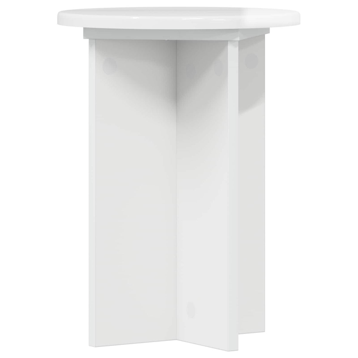 Stalak za biljke 2 pcs Bijela visokog sjaja Ø29,5 x 40 cm
