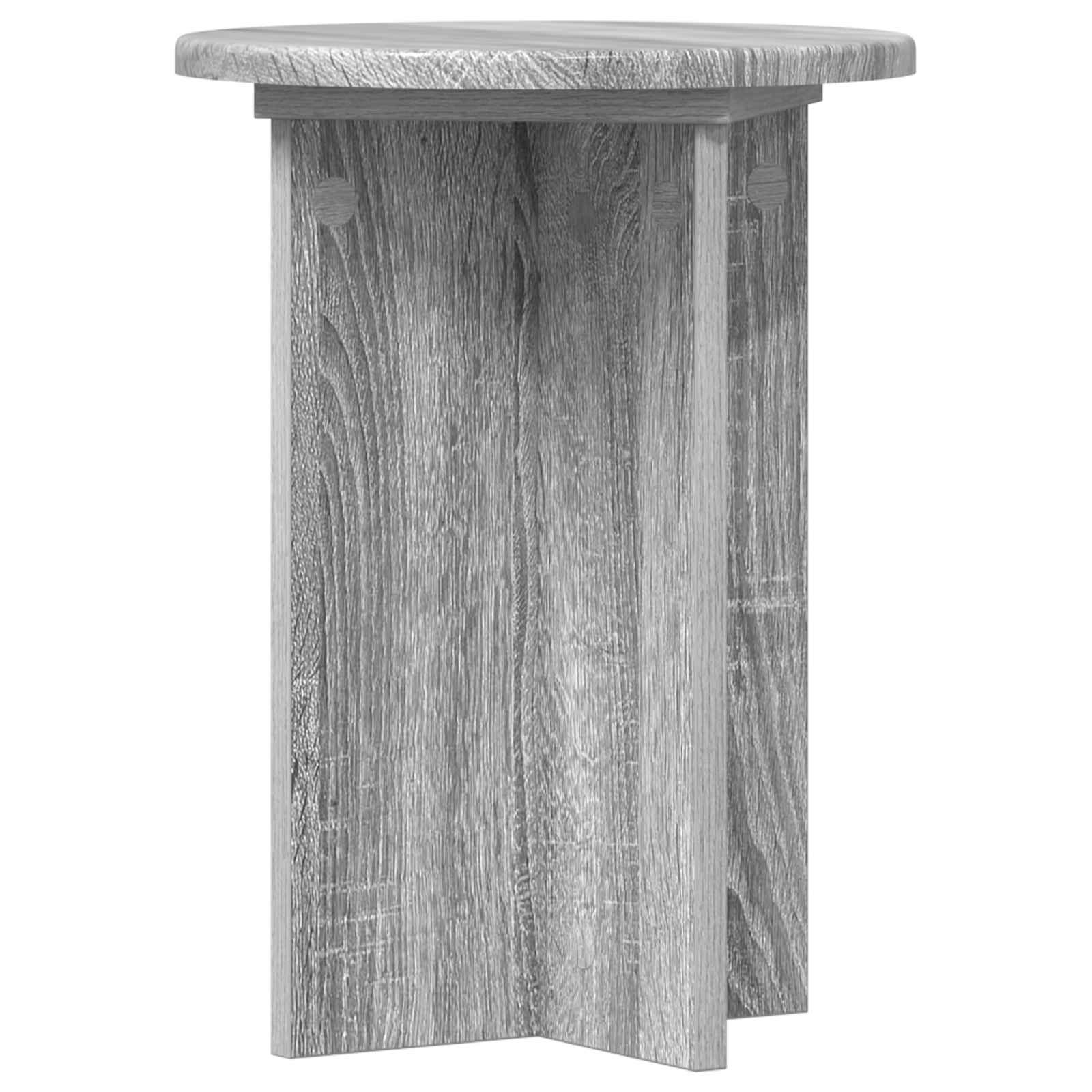 Stalak za biljke 2 pcs Siva sonoma Ø29,5 x 40 cm