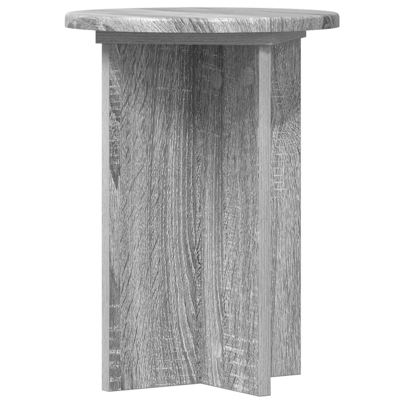 Stalak za biljke 2 pcs Siva sonoma Ø29,5 x 40 cm