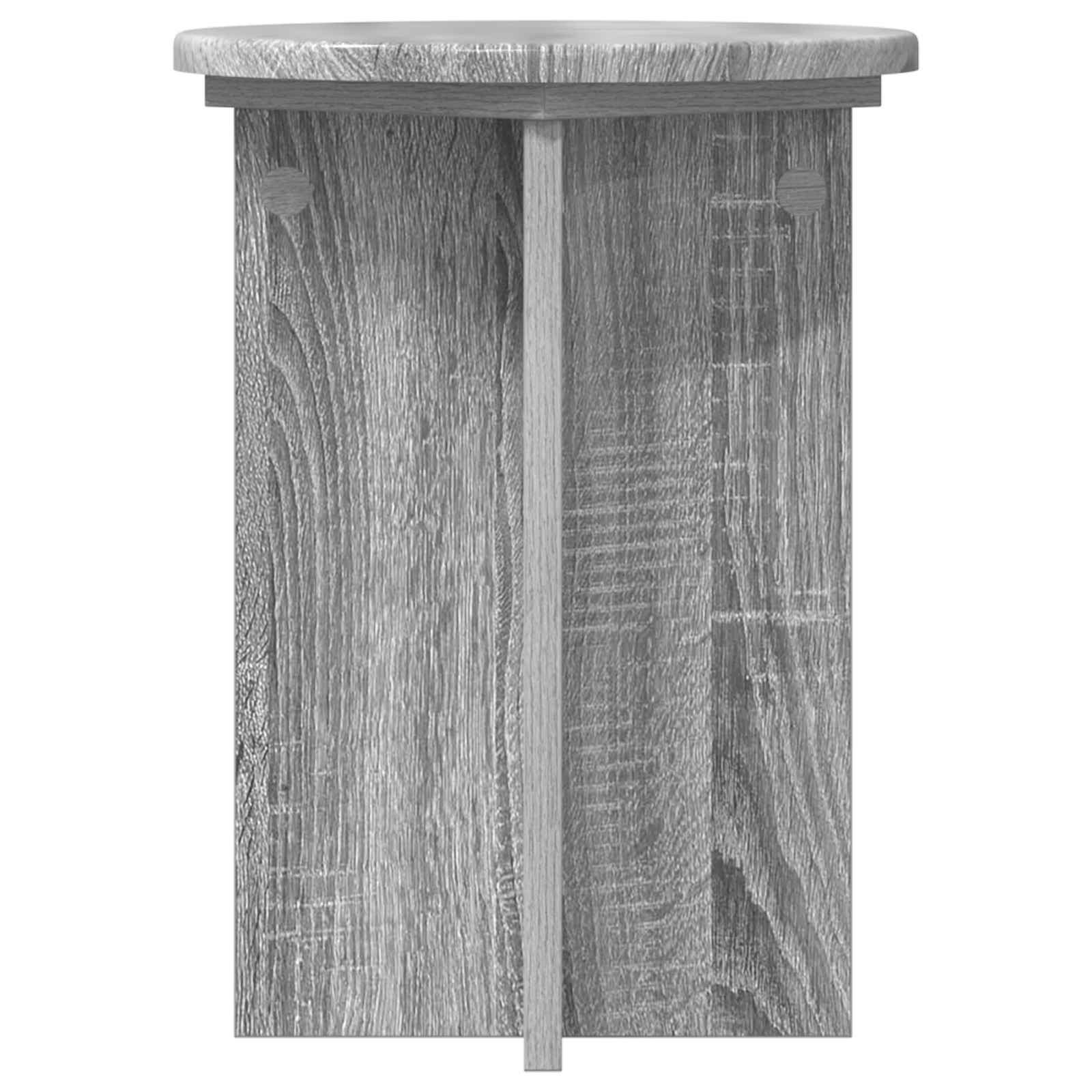Stalak za biljke 2 pcs Siva sonoma Ø29,5 x 40 cm