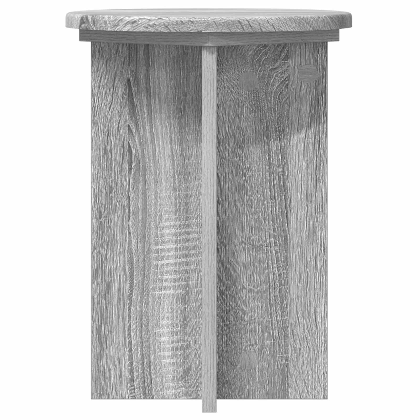 Stalak za biljke 2 pcs Siva sonoma Ø29,5 x 40 cm