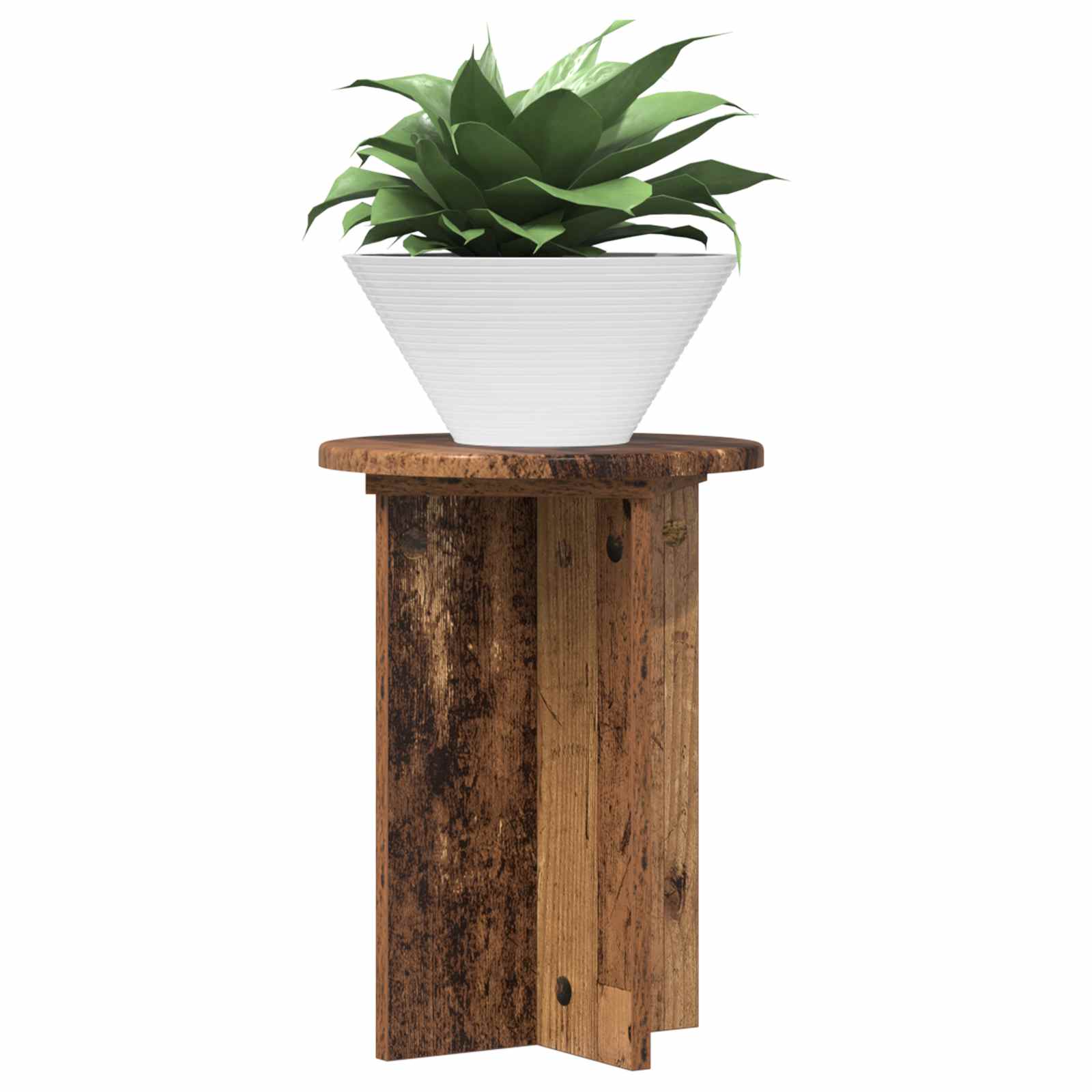 Stalak za biljke 2 pcs Staro drvo Ø29,5 x 40 cm