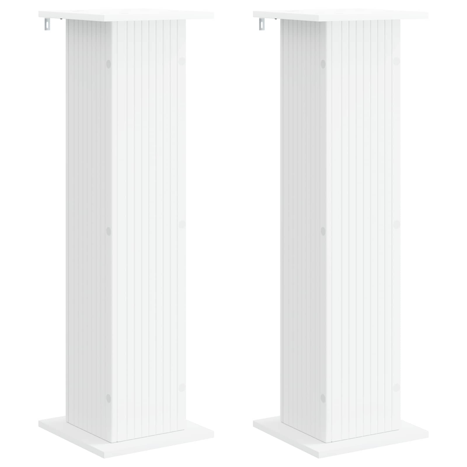 Stalak za biljke 2 pcs Bijela 30,5 x 30 x 100,5 cm