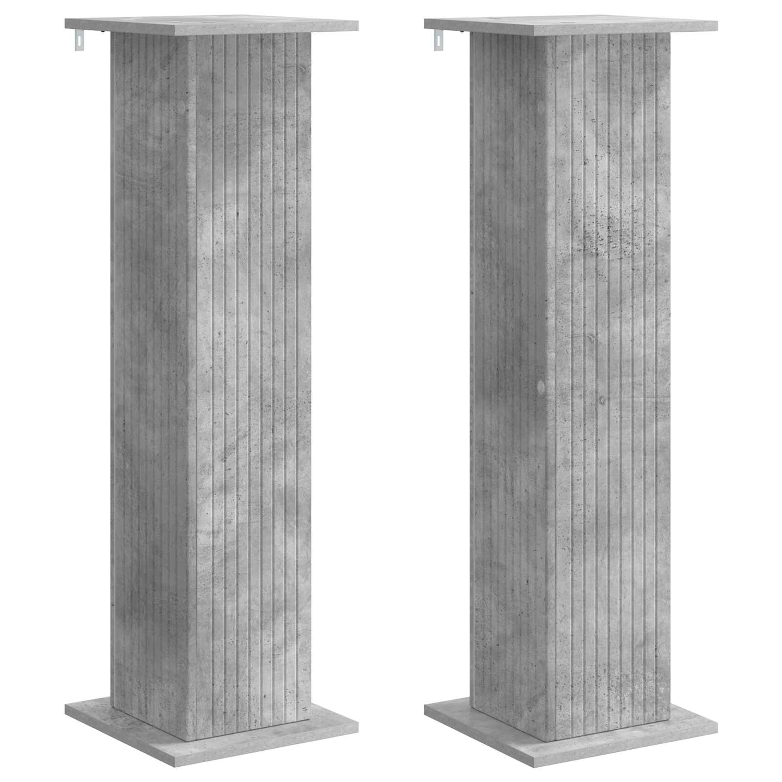 Stalak za biljke 2 pcs Betonska siva 30,5 x 30 x 100,5 cm
