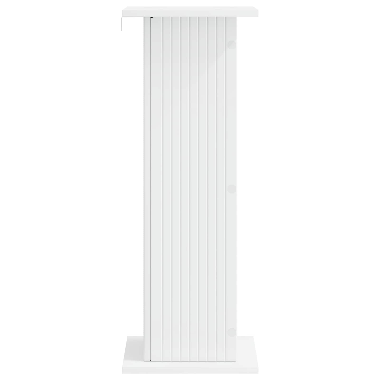 Stalak za biljke Bijela 30,5 x 30 x 80,5 cm Konstruirano drvo