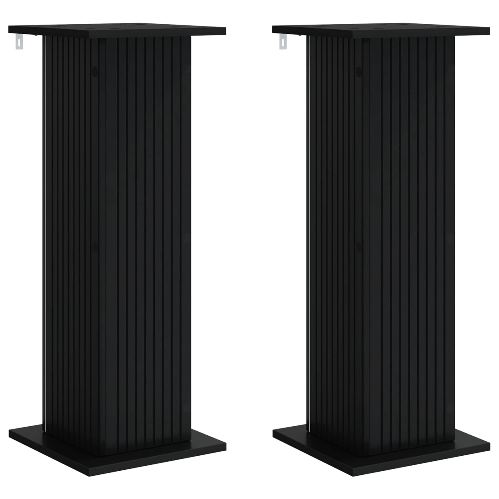 Stalak za biljke 2 pcs Crna 30,5 x 30 x 80,5 cm