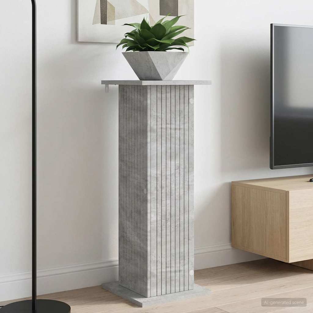Stalak za biljke Betonska siva 30,5 x 30 x 80,5 cm