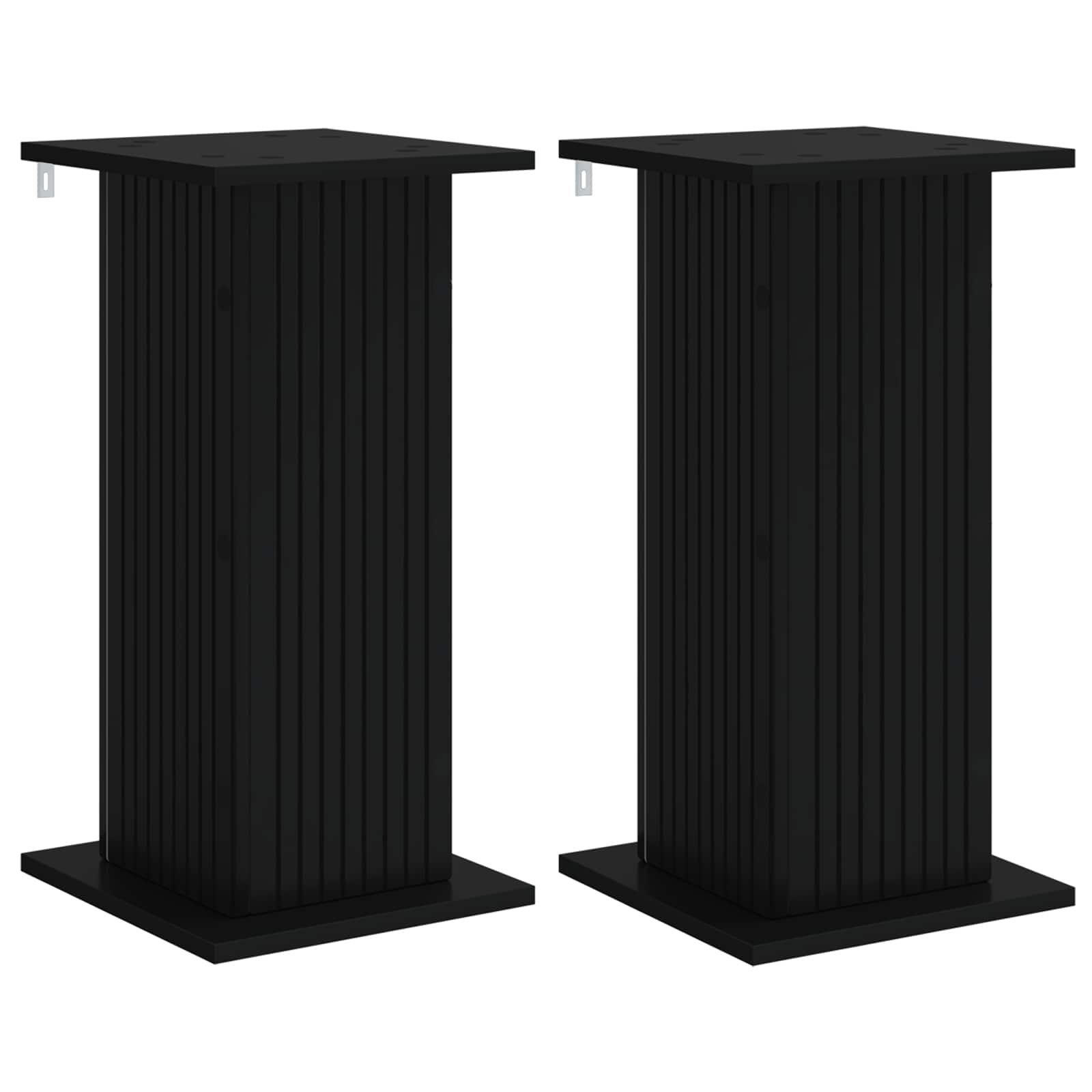 Stalak za biljke 2 pcs Crna 30,5 x 30 x 60,5 cm