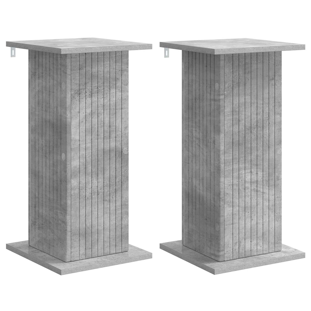 Stalak za biljke 2 pcs Betonska siva 30,5 x 30 x 60,5 cm