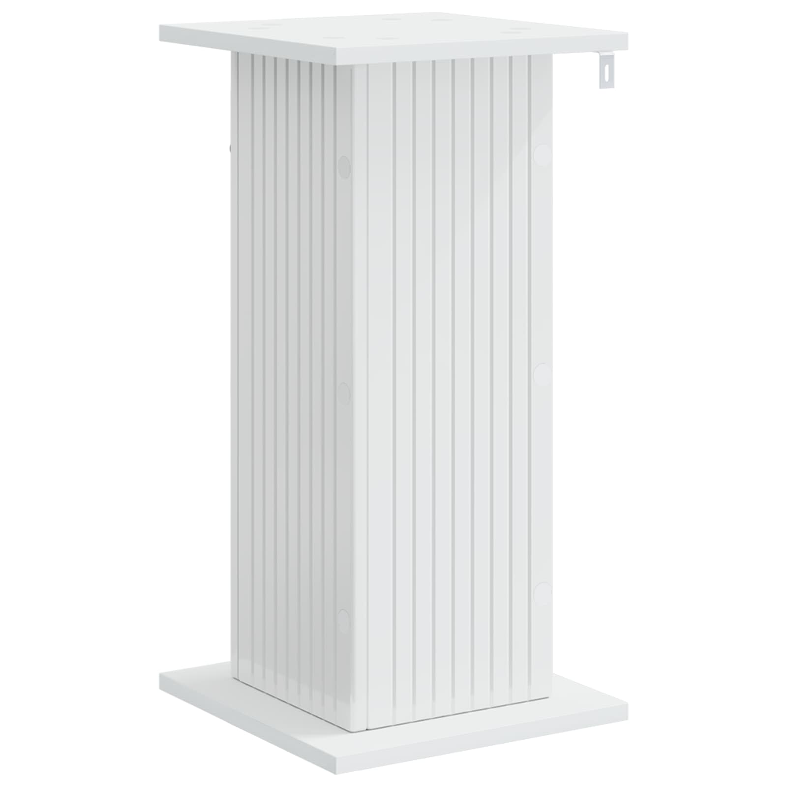 Stalak za biljke 2 pcs Bijela visokog sjaja 30,5 x 30 x 60,5 cm
