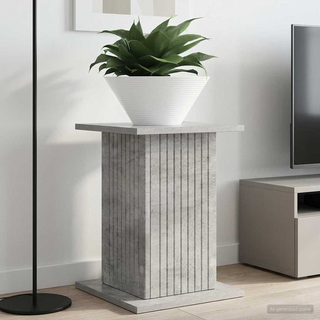 Stalak za biljke 2 pcs Betonska siva 30,5 x 30 x 43 cm