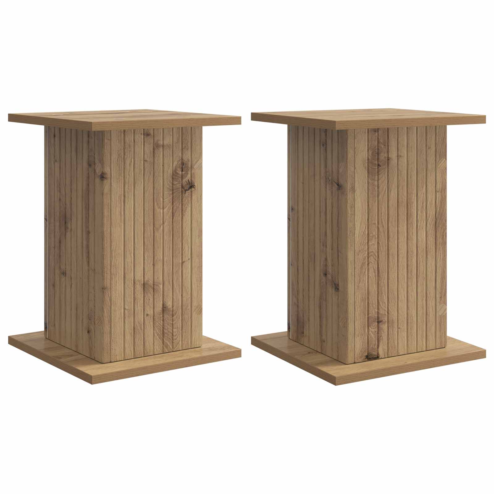 Stalak za biljke 2 pcs Hrast artisan 30,5 x 30 x 43 cm