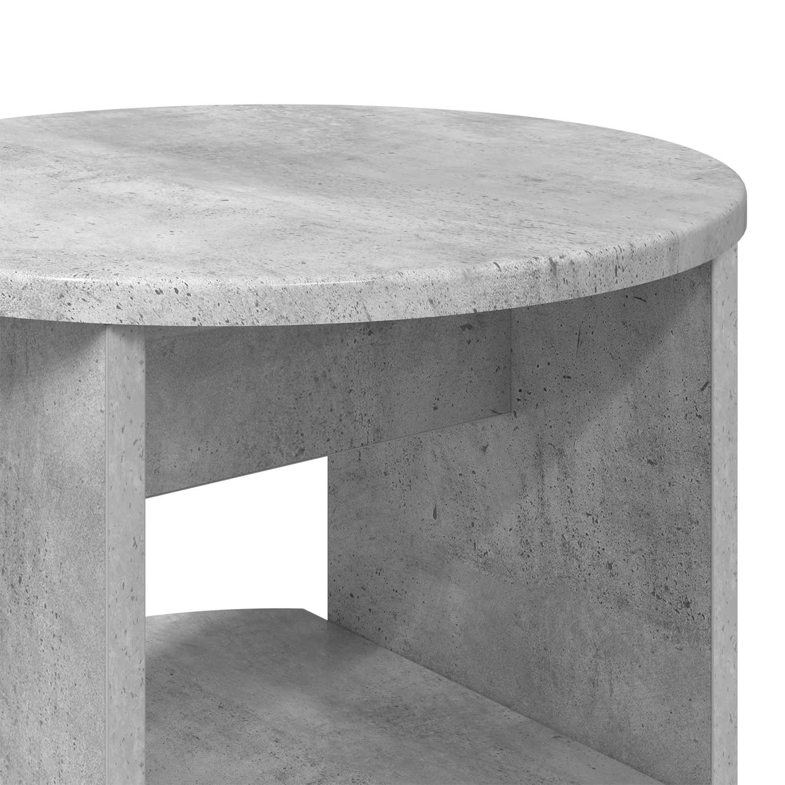 Pomoćni ormarić 2 pcs Betonsko Siva Ø40 x 50 cm