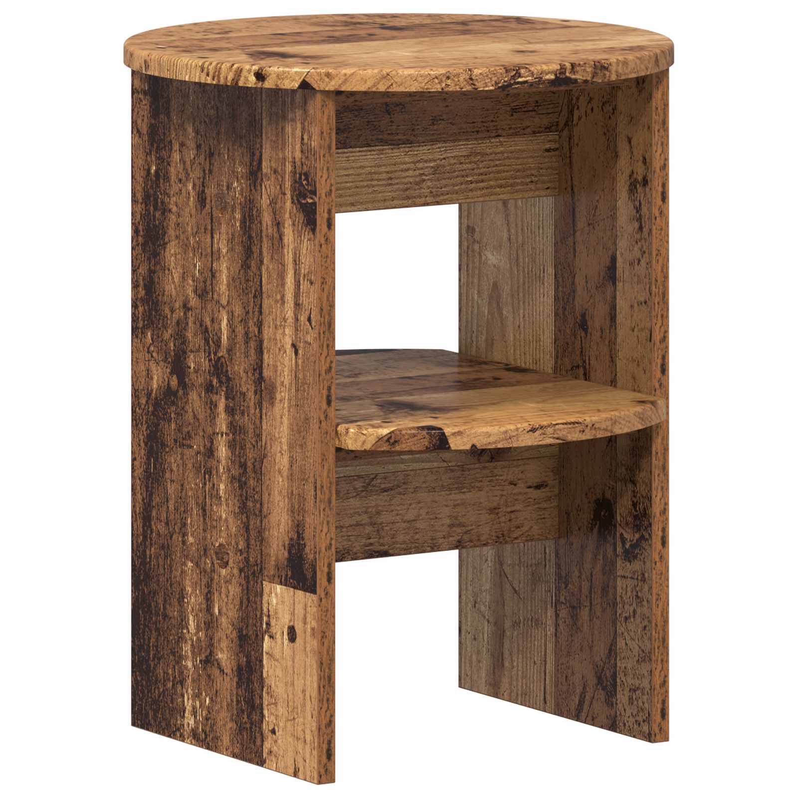 Pomoćni ormarić 2 pcs Staro drvo Ø40 x 50 cm