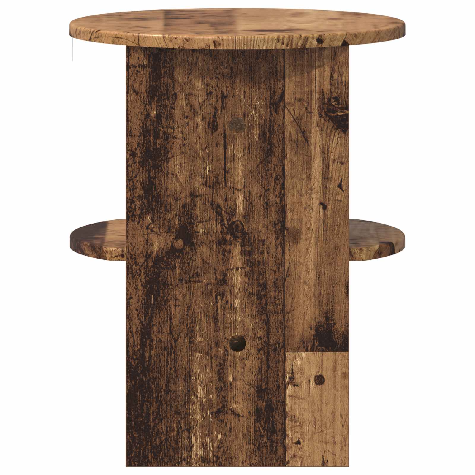 Pomoćni ormarić 2 pcs Staro drvo Ø40 x 50 cm