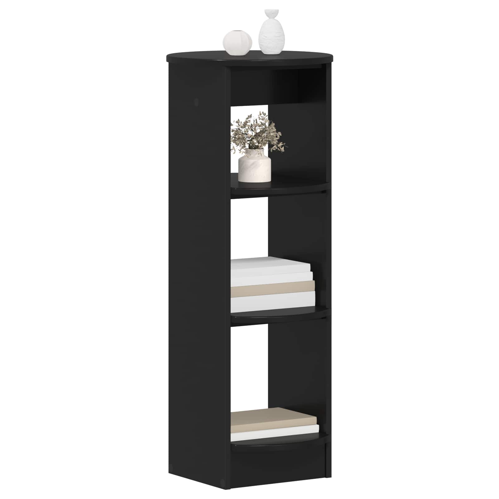 Pomoćni ormarić Crna 40 x 40 x 100 cm Konstrukcijsko drvo
