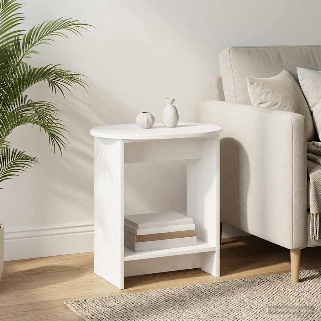Bocni stol Bijela 50 x 39,5 x 55 cm Konstruirano drvo