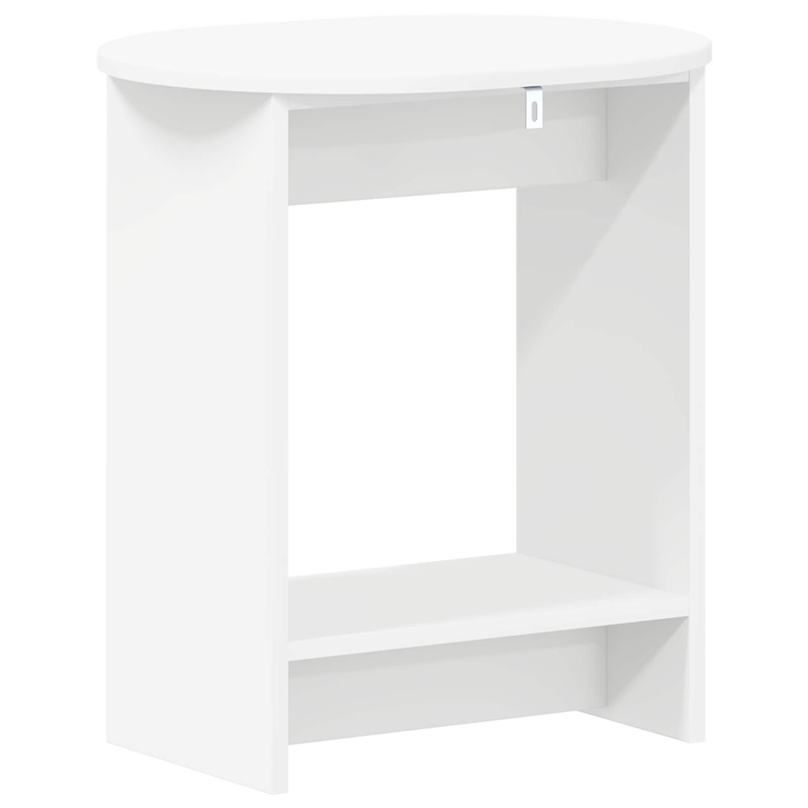 Bocni stol Bijela 50 x 39,5 x 55 cm Konstruirano drvo
