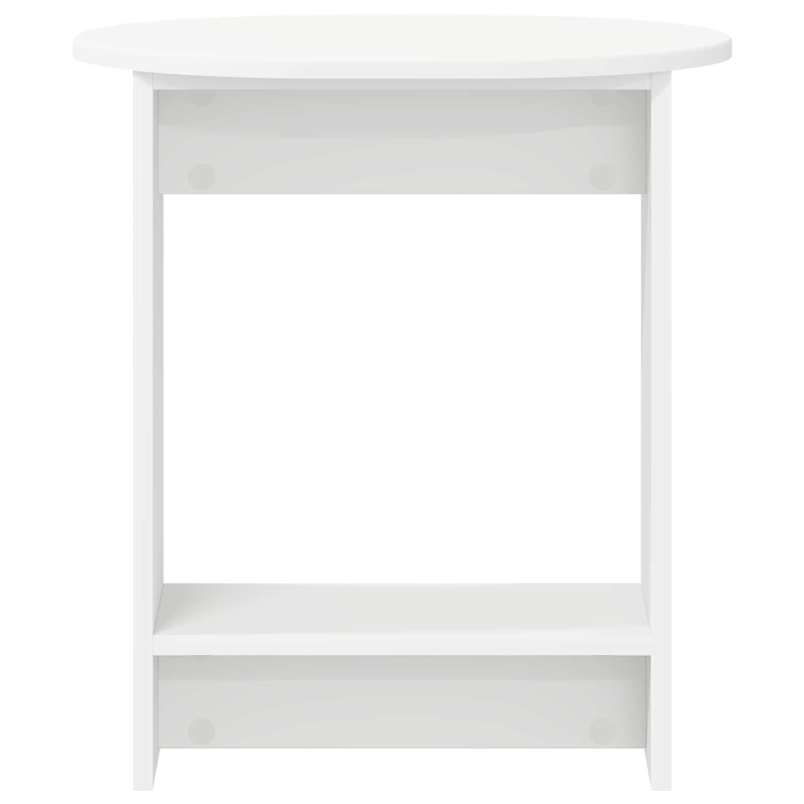 Bocni stol Bijela 50 x 39,5 x 55 cm Konstruirano drvo