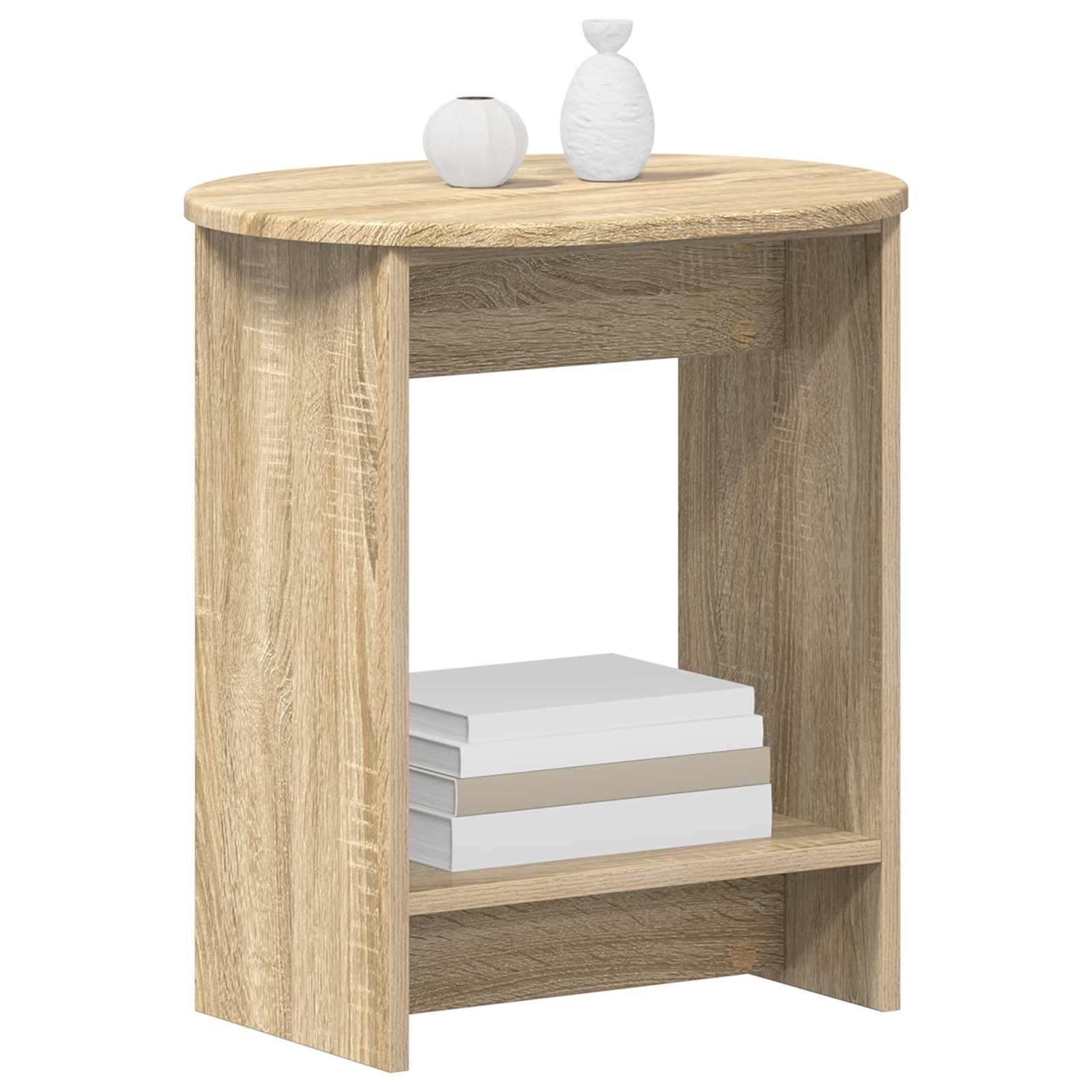 Bocni stol Hrast sonoma 50 x 39,5 x 55 cm Konstruirano drvo