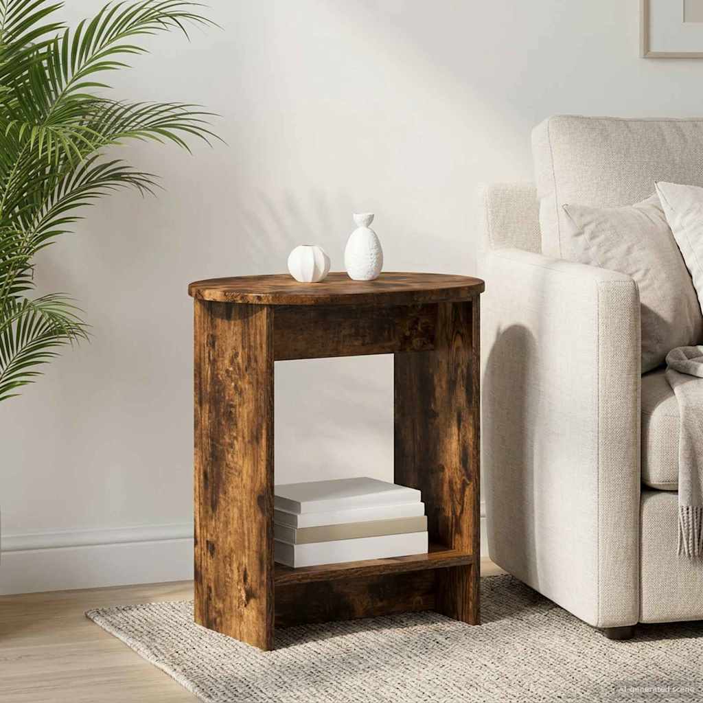 Bocni stol Dimljeni hrast 50 x 39,5 x 55 cm Konstruirano drvo