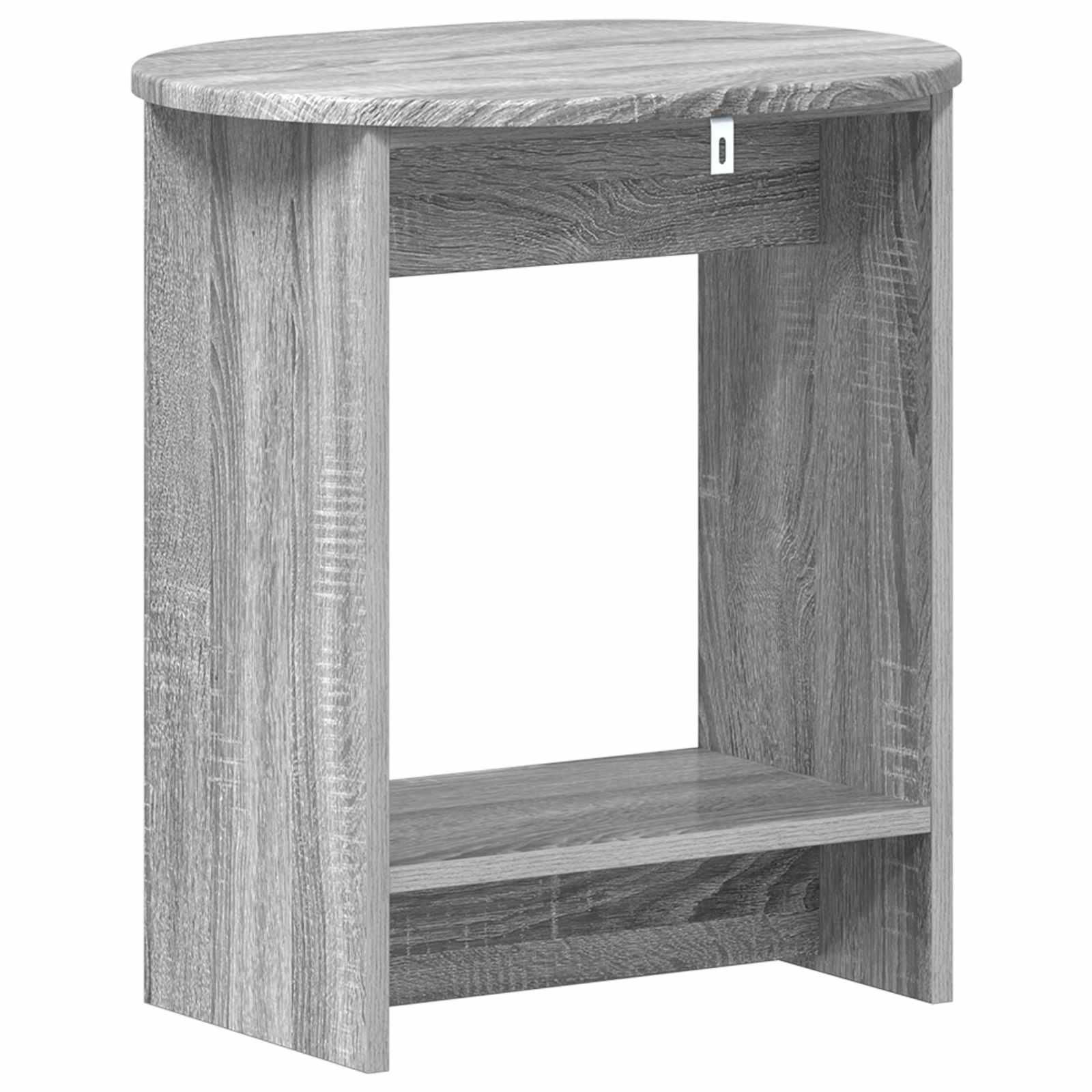Bocni stol Siva sonoma 50 x 39,5 x 55 cm Konstruirano drvo