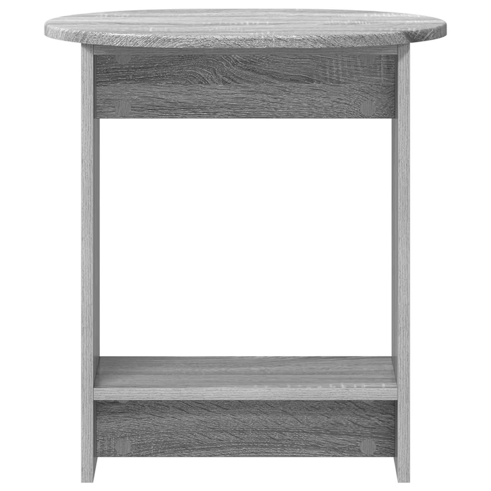 Bocni stol Siva sonoma 50 x 39,5 x 55 cm Konstruirano drvo