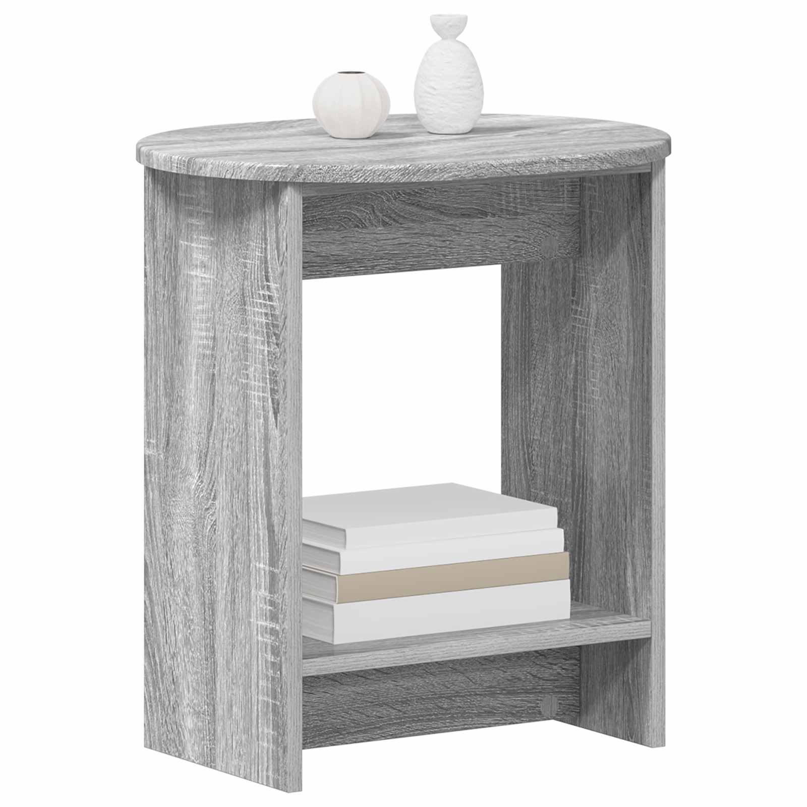 Bocni stol Siva sonoma 50 x 39,5 x 55 cm Konstruirano drvo
