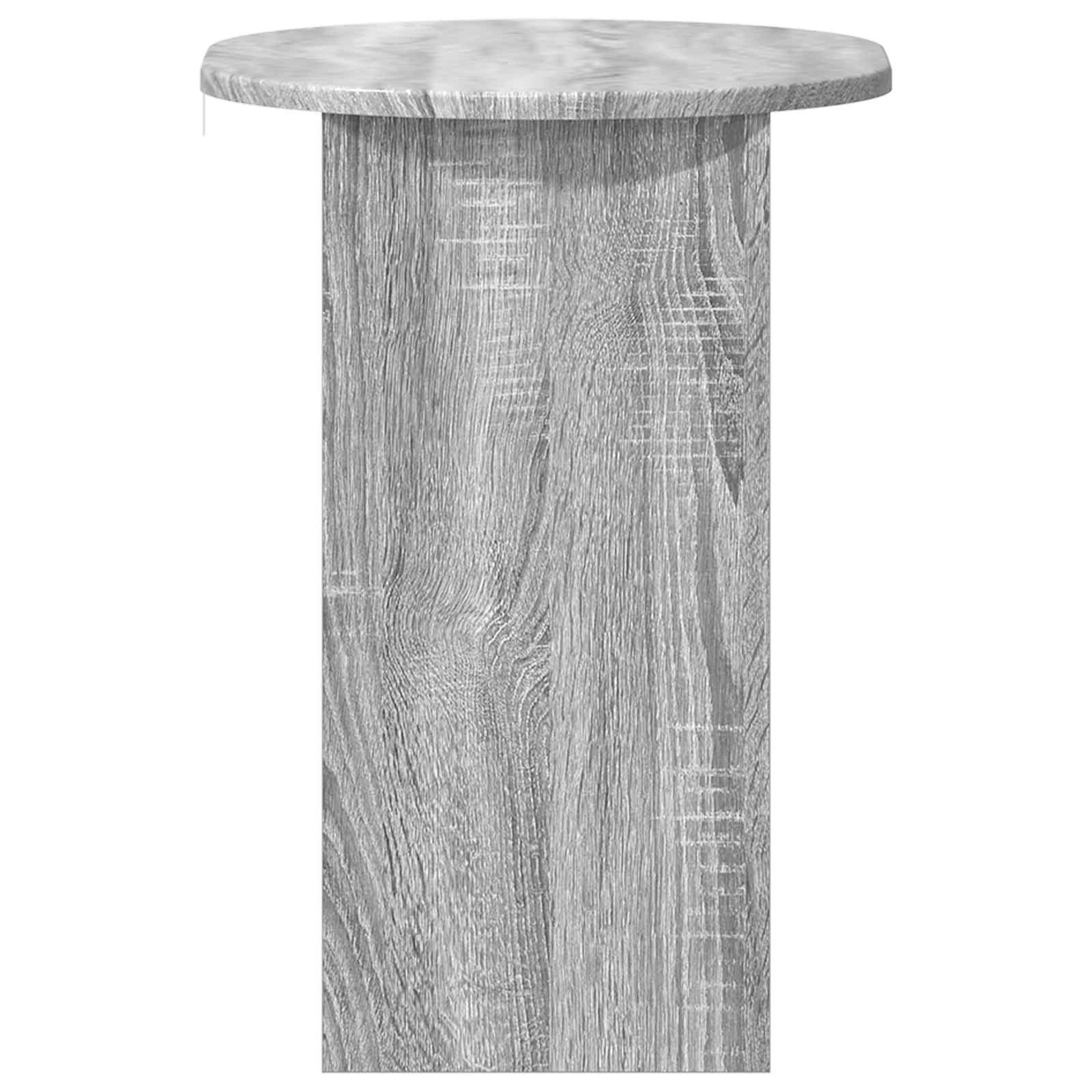 Bocni stol Siva sonoma 50 x 39,5 x 55 cm Konstruirano drvo