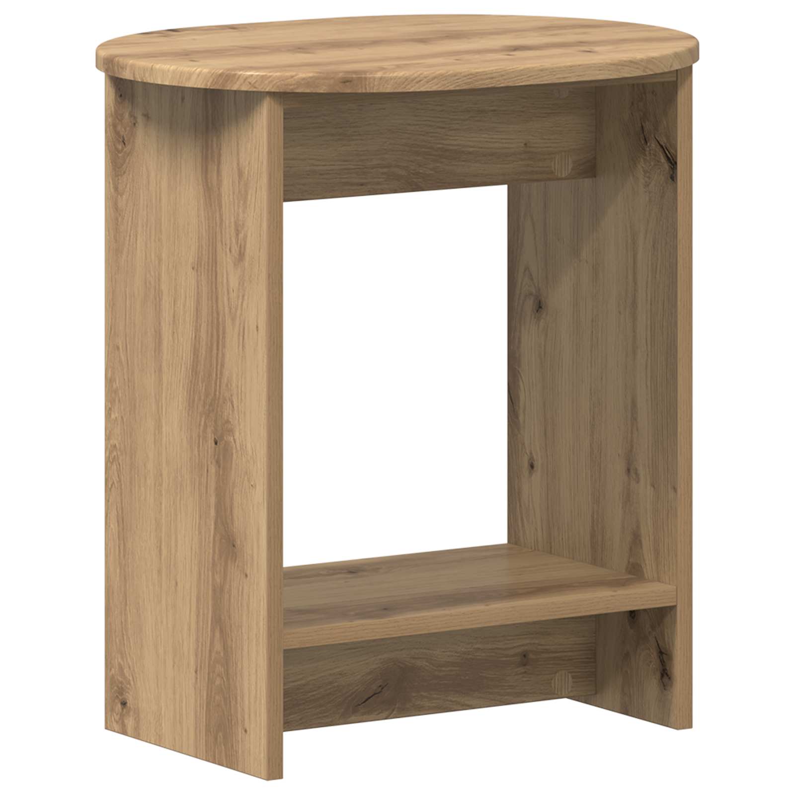 Bocni stol Hrast artisan 50 x 39,5 x 55 cm Konstruirano drvo