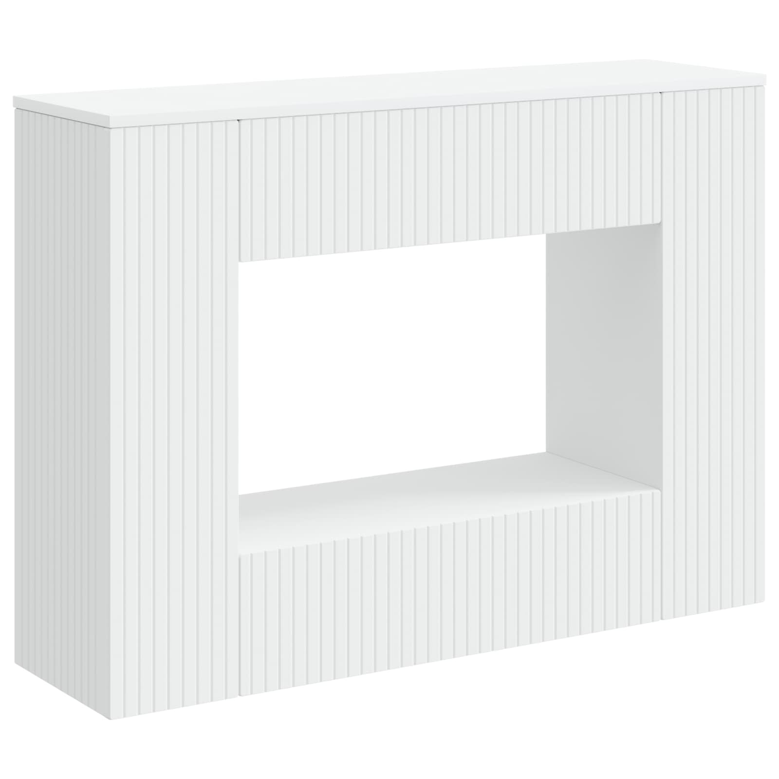 Konzolna stolica Bijeli 101 x 29 x 74 cm Konstrukcijsko drvo