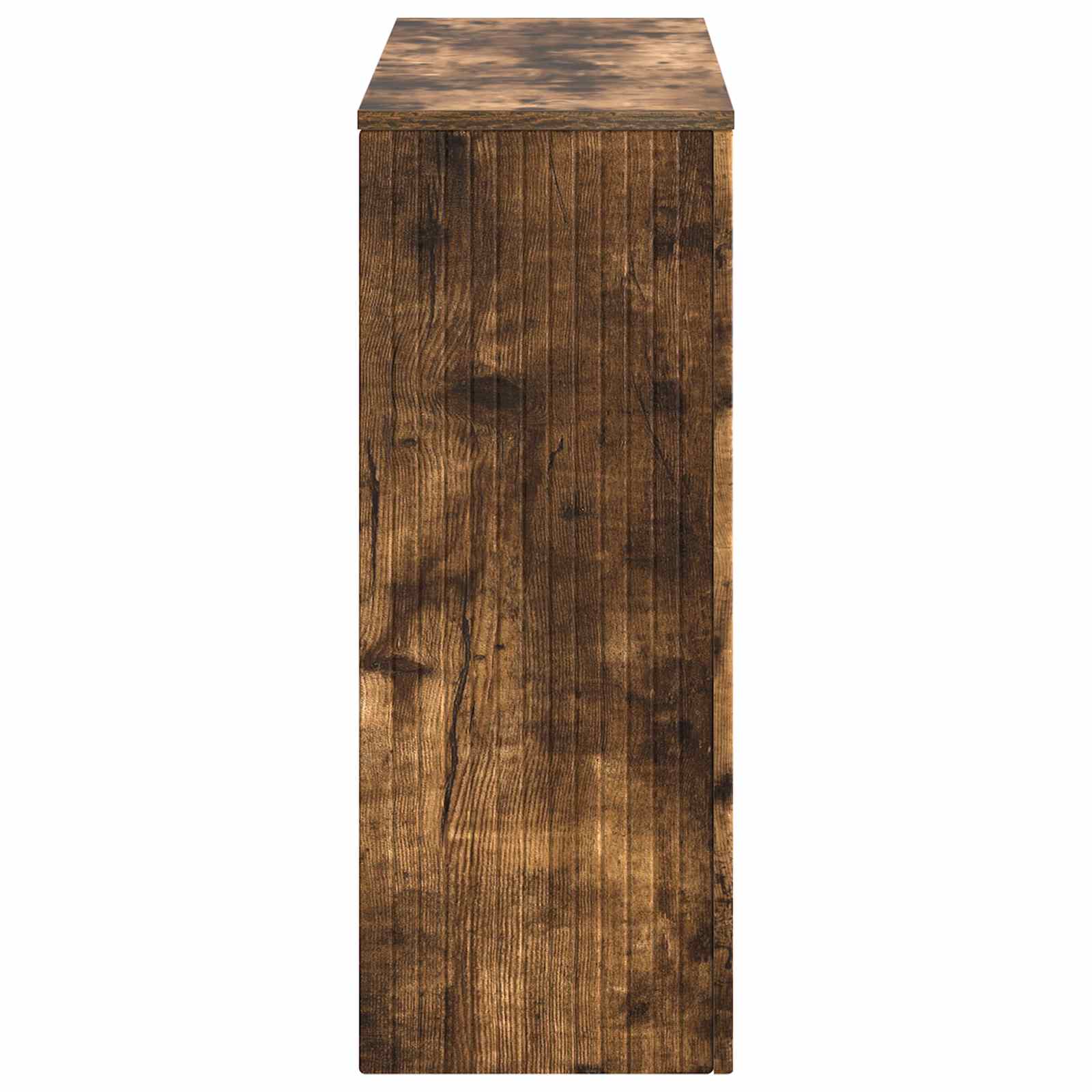 Konzolna stolica Prugasti Dimljeni Hrast 101 x 29 x 74 cm