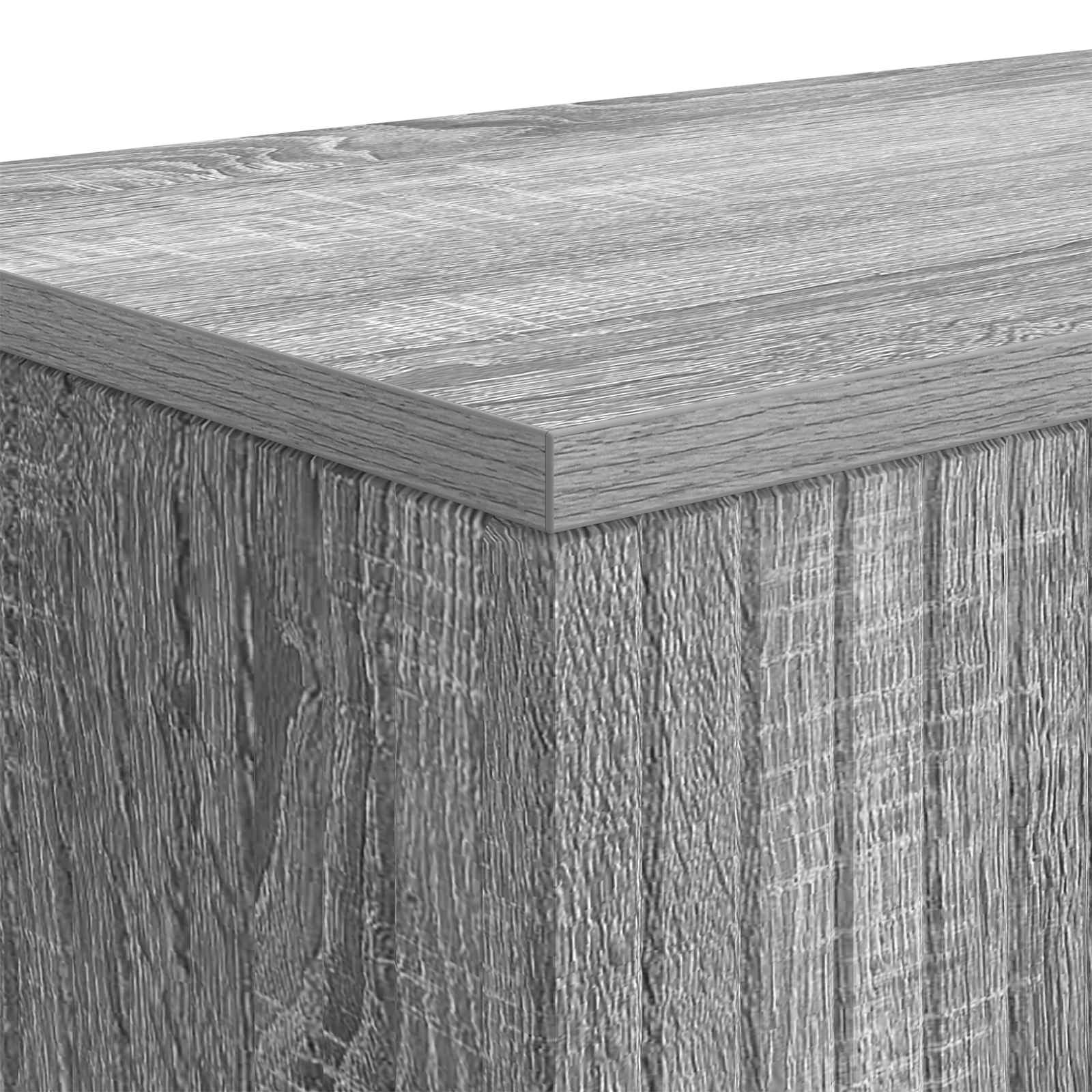 Konzolna stolica Prugasti Sivi Sonoma 101 x 29 x 74 cm
