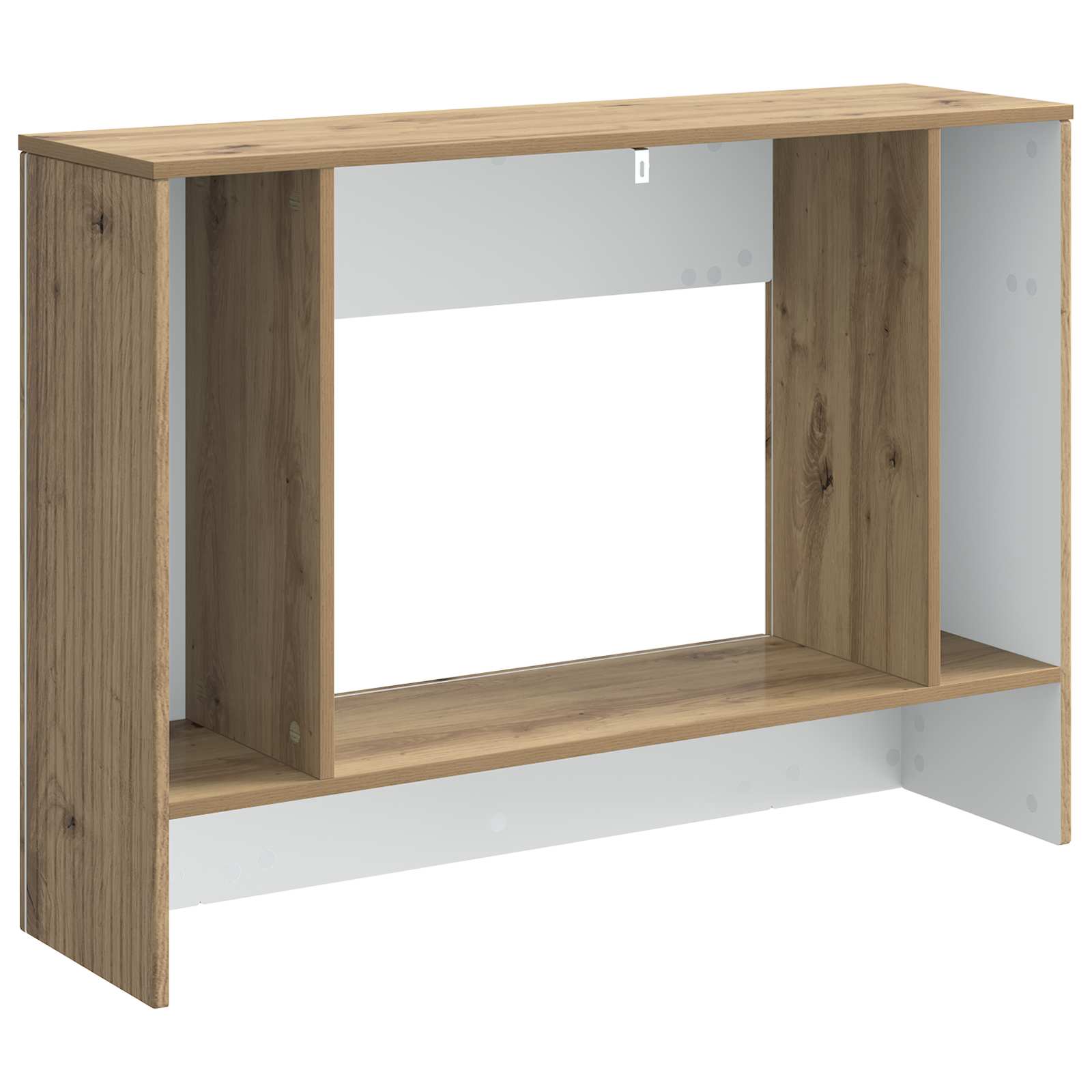 Konzolna stolica Prugasti Zanatski Hrast 101 x 29 x 74 cm