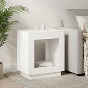 Bocni stol Bijela 60 x 40 x 65 cm Konstruirano drvo