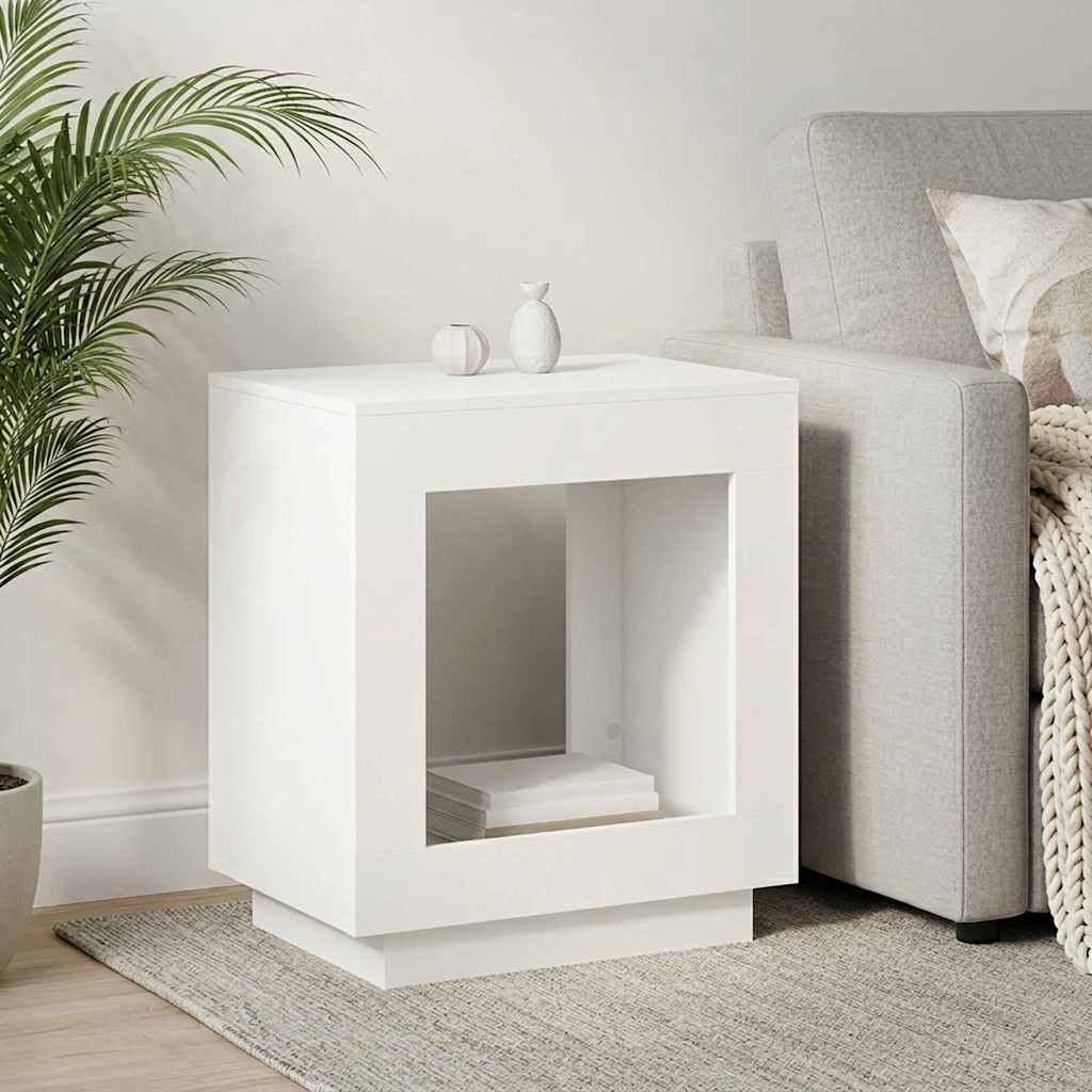 Bocni stol Bijela 60 x 40 x 65 cm Konstruirano drvo