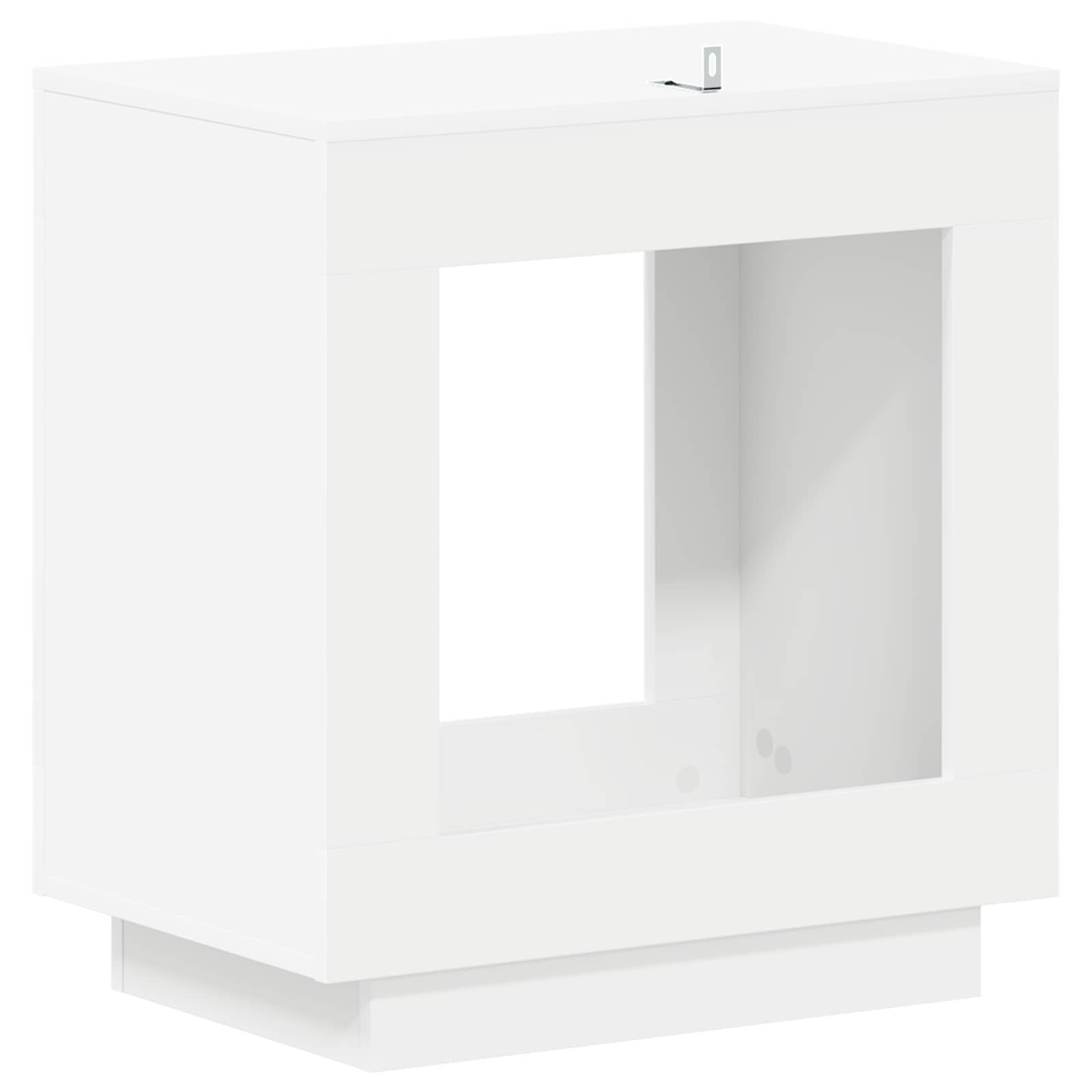 Bocni stol Bijela 60 x 40 x 65 cm Konstruirano drvo