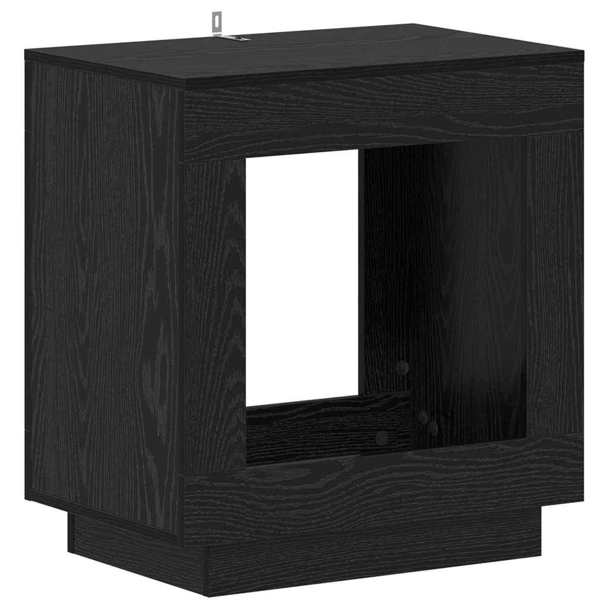 Bocni stol Crni hrast 60 x 40 x 65 cm Konstruirano drvo