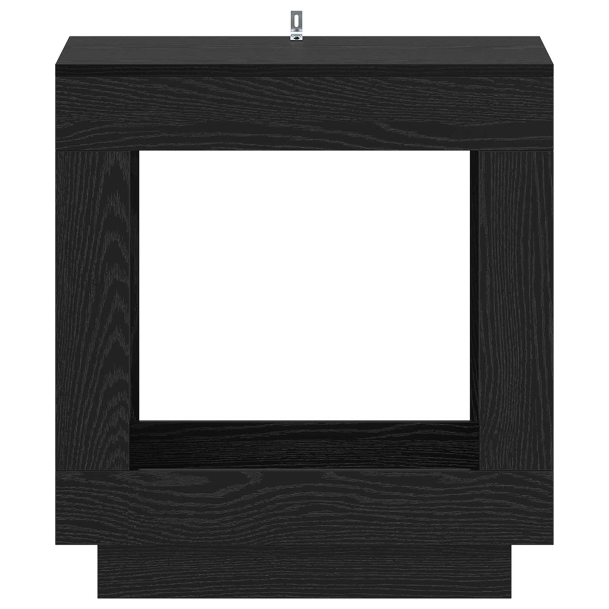 Bocni stol Crni hrast 60 x 40 x 65 cm Konstruirano drvo