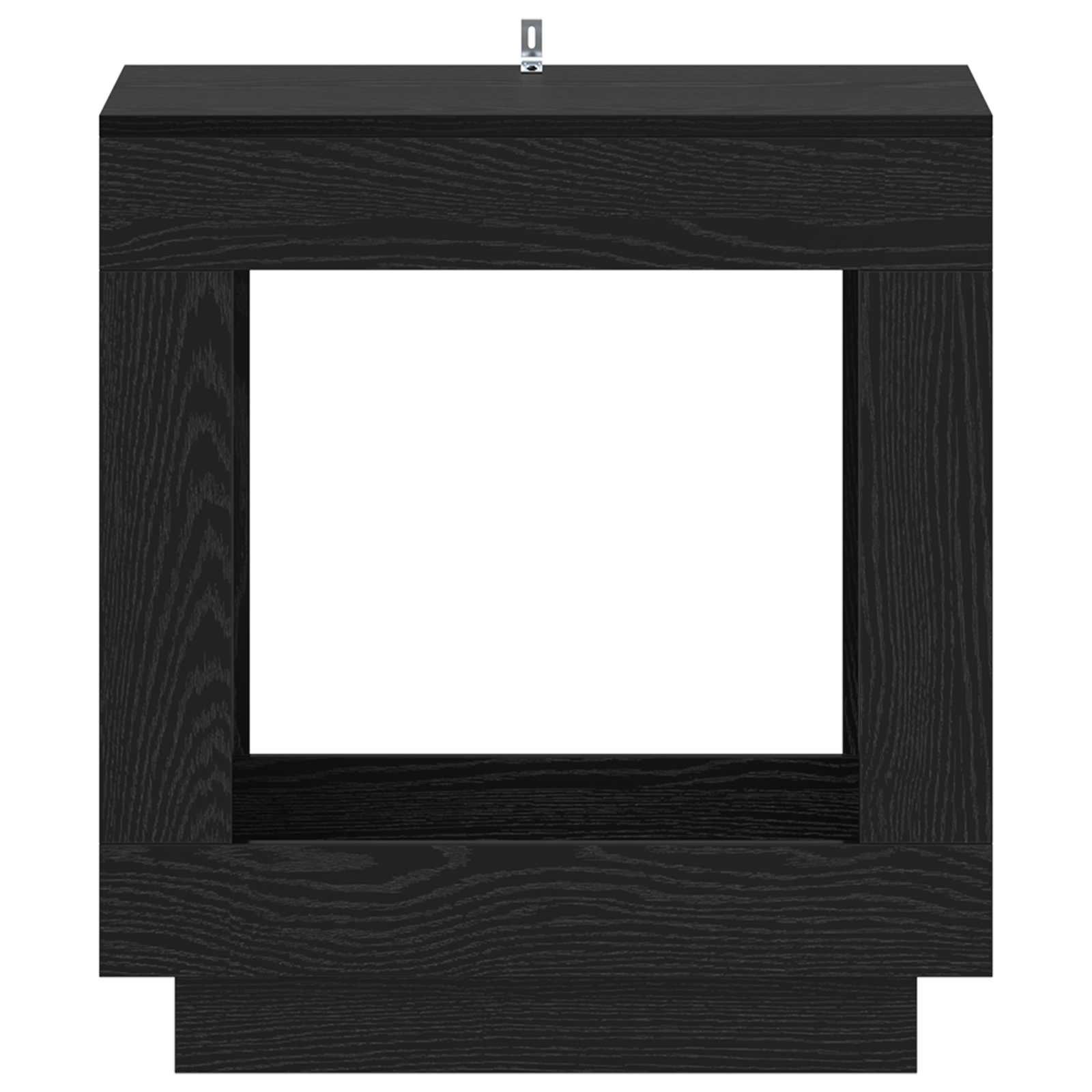 Bocni stol Crni hrast 60 x 40 x 65 cm Konstruirano drvo