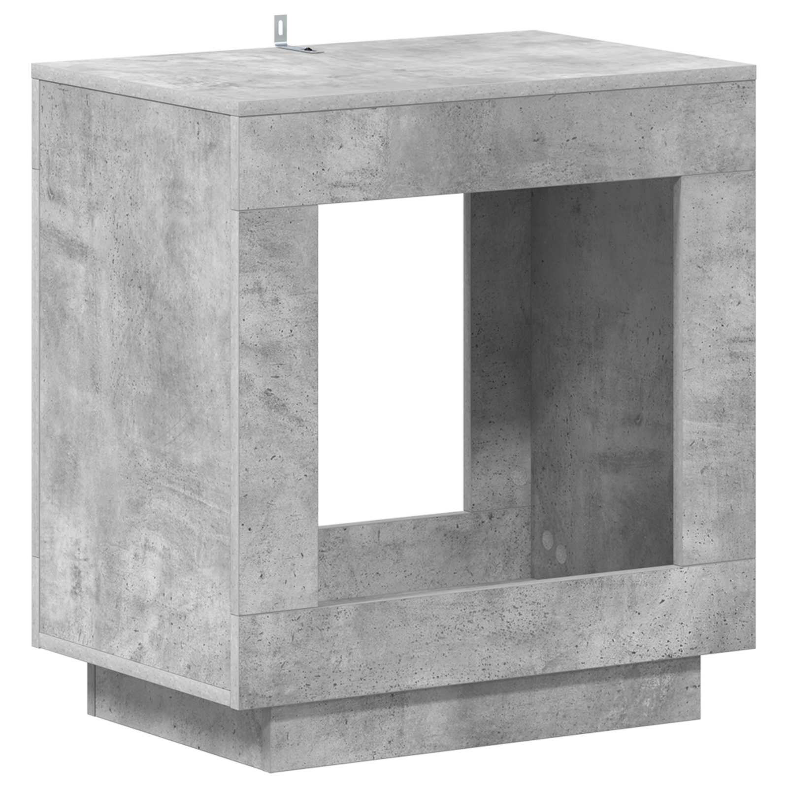 Bocni stol Betonska siva 60 x 40 x 65 cm Konstruirano drvo