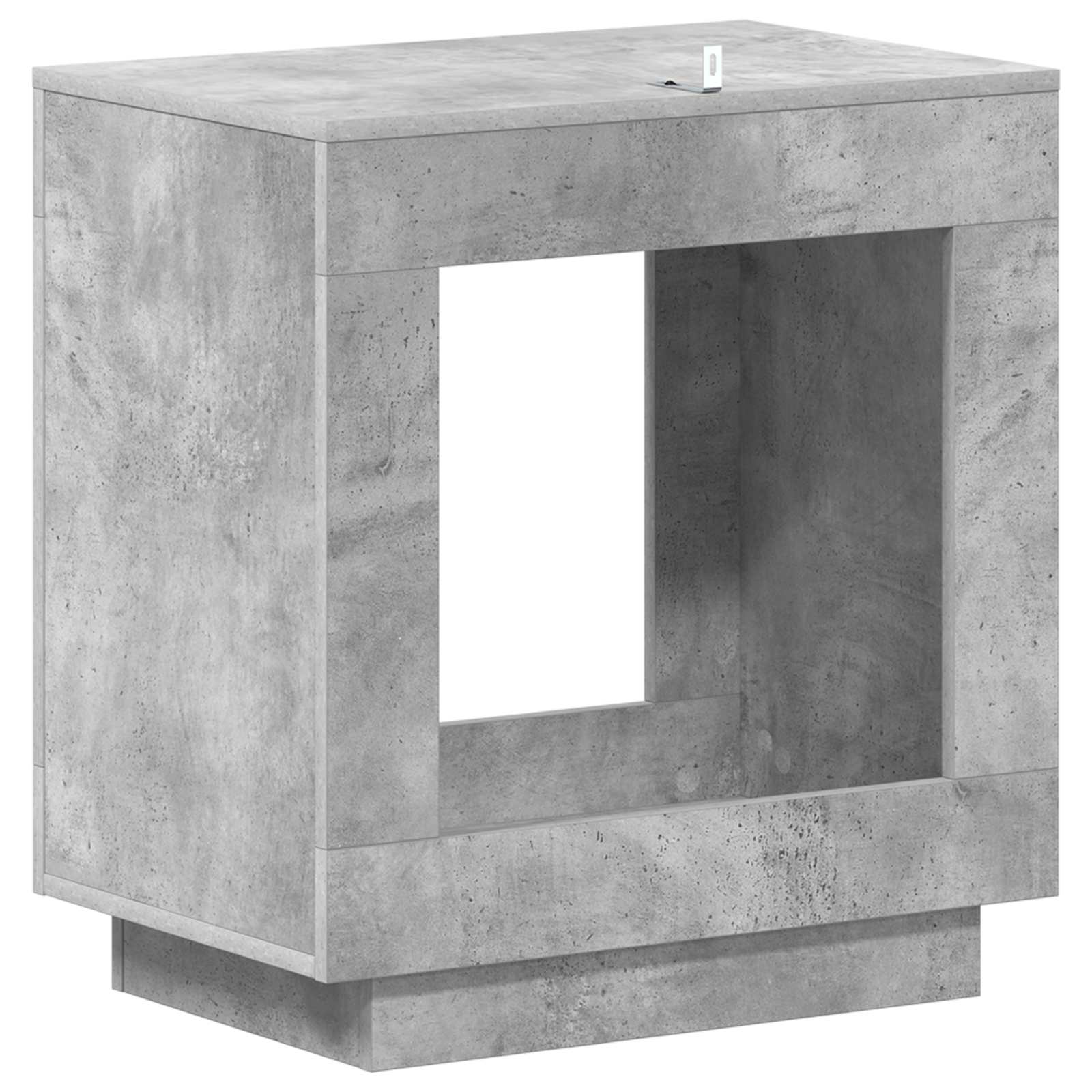 Bocni stol Betonska siva 60 x 40 x 65 cm Konstruirano drvo